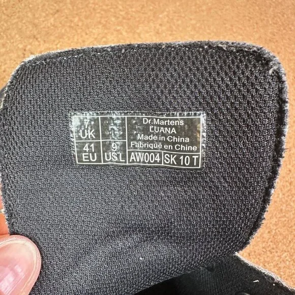 Dr Martens Luana White Combat Lace Up Boot Womens Size 9 - No Laces - Picture 6 of 8